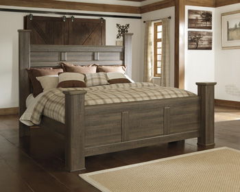 Juararo - Dark Brown - King/Cal King Poster Footboard